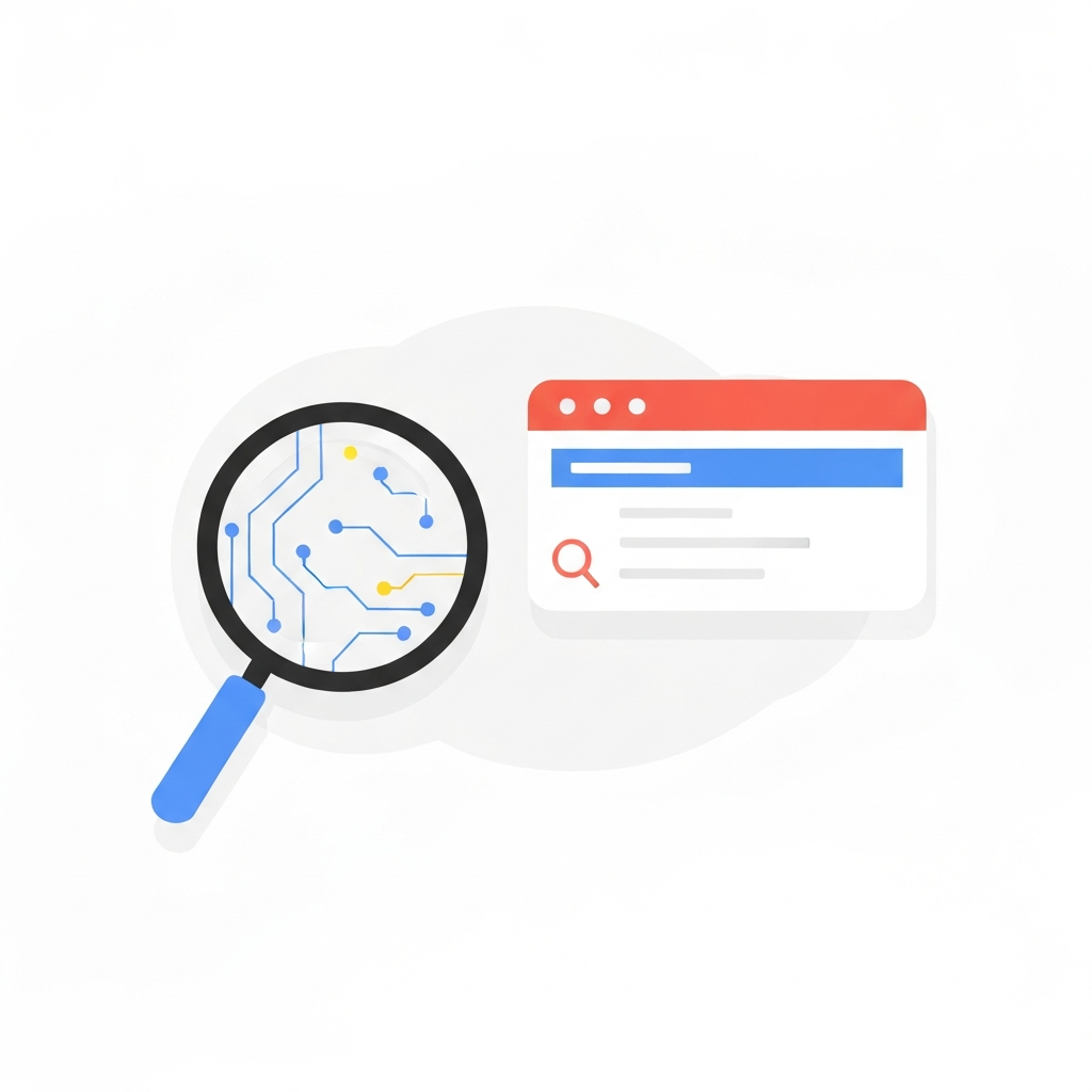 簡約風格圖示,代表 Google AI 搜尋摘要