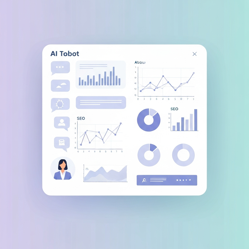 AI SEO 專家分析網站數據圖表
