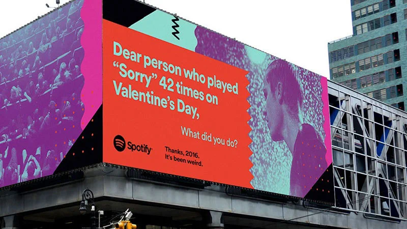LED screen ad